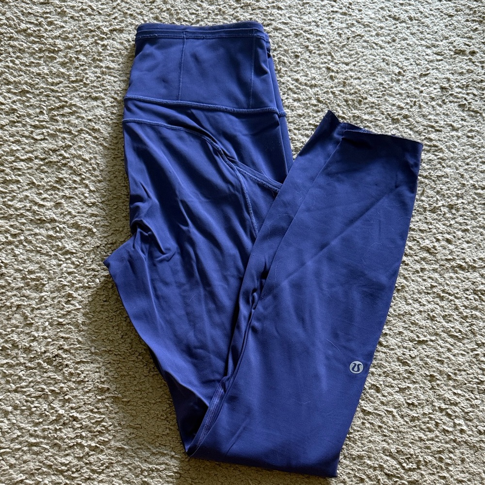 Lululemon Athletica Deep Blue Leggings fast n free